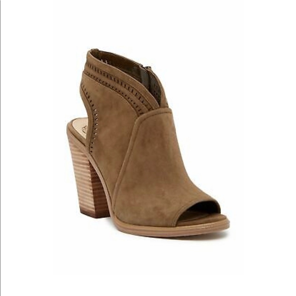 Vince Camuto Koral Block Heeled Peep Toe Booties